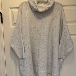 Speckled Turtleneck Sweater